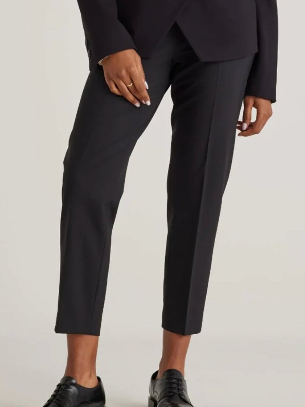 Everlane The Slim Wool Trouser Black Size 12